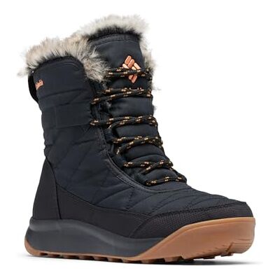 Columbia Minx Shorty Iv Bottes de neige pour femme, Noir/cuivre pur, 36 EU - Publicité Columbia Minx Shorty Iv Bottes de neige pour femme, Noir/cuivre pur, 36 EU - Publicité