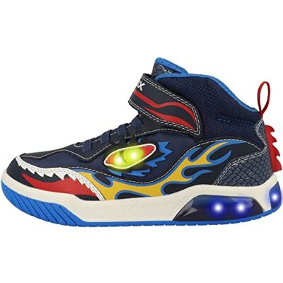 Geox Garçon J Inek Boy A Sneakers, Navy/Lt Blue, 25 EU - Publicité Geox Garçon J Inek Boy A Sneakers, Navy/Lt Blue, 25 EU - Publicité
