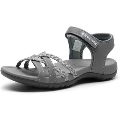 DREAM PAIRS Sandales de Sport pour Femmes Confortable et Légères Sandale de Extérieur Pratique,Size 43,Gris,DWUMST2504 - Publicité DREAM PAIRS Sandales de Sport pour Femmes Confortable et Légères Sandale de Extérieur Pratique,Size 43,Gris,DWUMST2504 - Publicité