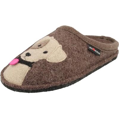 HAFLINGER Pantoufles pour Femmes Flair Rudi 313107, Pointure:40 EU, La Couleur:Marron - Publicité HAFLINGER Pantoufles pour Femmes Flair Rudi 313107, Pointure:40 EU, La Couleur:Marron - Publicité