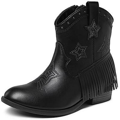 DREAM PAIRS Bottines Coyboy Fille Bottes Western Style Cowboy, Chaussures Enfant Confortables,Size 33.5,Noir,SDBO2302K - Publicité DREAM PAIRS Bottines Coyboy Fille Bottes Western Style Cowboy, Chaussures Enfant Confortables,Size 33.5,Noir,SDBO2302K - Publicité