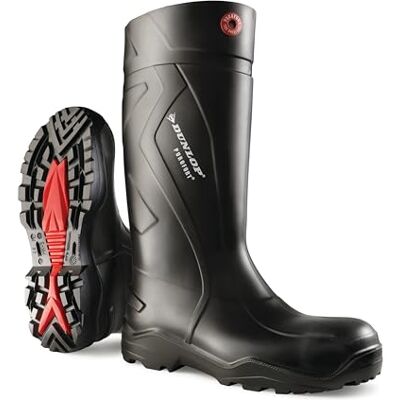 DUNLOP Purofort+ Bottes de sécurité hommes et femmes Bottes de travail embout en acier – Imperméable & Antiderápant – Léger -Résistant aux produits chimiques Isolé Noir – Pointures 38 - Publicité DUNLOP Purofort+ Bottes de sécurité hommes et femmes Bottes de travail embout en acier – Imperméable & Antiderápant – Léger -Résistant aux produits chimiques Isolé Noir – Pointures 38 - Publicité