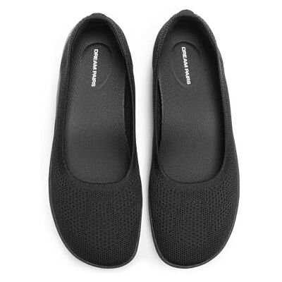 DREAM PAIRS Ballerines Femme Confortables Chaussures Plates Femme Souples Ballerines Maille Respirantes Chaussures Ville Pliables Antidérapantes Soutien Voûte Plantaire Bout Large,Size 38,Noir - Publicité DREAM PAIRS Ballerines Femme Confortables Chaussures Plates Femme Souples Ballerines Maille Respirantes Chaussures Ville Pliables Antidérapantes Soutien Voûte Plantaire Bout Large,Size 38,Noir - Publicité