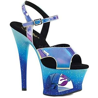 Pleaser MOON-711MER Blue Shifting TPU/Blue Ombre UK 5 (EU 38) - Publicité Pleaser MOON-711MER Blue Shifting TPU/Blue Ombre UK 5 (EU 38) - Publicité