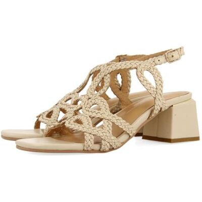 GIOSEPPO Femme Crescent Sandale, Blanc Ivoire, 36 EU - Publicité GIOSEPPO Femme Crescent Sandale, Blanc Ivoire, 36 EU - Publicité