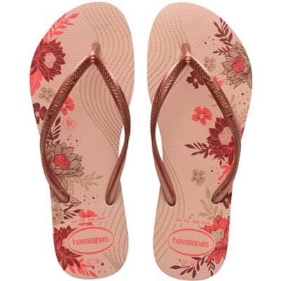 Havaianas Slim Organic Femme FlipFlop Rose Ballet/Golden Blush/Gold 41 EU - Publicité Havaianas Slim Organic Femme FlipFlop Rose Ballet/Golden Blush/Gold 41 EU - Publicité