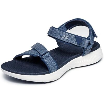 Skechers Sandales de Golf sans Crampons 600 pour Femme, Bleu Marine/Blanc, 35 EU - Publicité Skechers Sandales de Golf sans Crampons 600 pour Femme, Bleu Marine/Blanc, 35 EU - Publicité