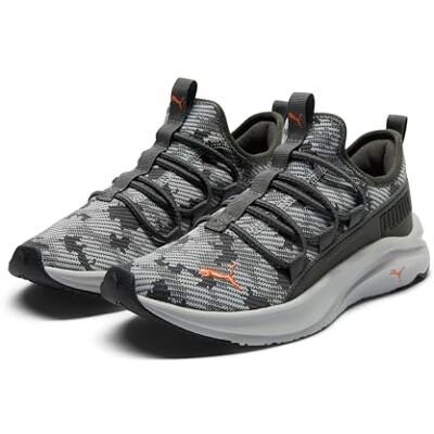 Puma Softride One4all Baskets à enfiler unisexes pour enfants, Gris ombre Rickie Orange, 5 UK Child - Publicité Puma Softride One4all Baskets à enfiler unisexes pour enfants, Gris ombre Rickie Orange, 5 UK Child - Publicité