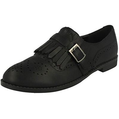 Spot On Chaussures richelieu à enfiler pour femme, Noir , 40 EU - Publicité Spot On Chaussures richelieu à enfiler pour femme, Noir , 40 EU - Publicité