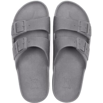 CACATOES Sandales Plates Femme Rio DE Janeiro Claquettes Confortables et antidérapantes Gris Froid 39 - Publicité CACATOES Sandales Plates Femme Rio DE Janeiro Claquettes Confortables et antidérapantes Gris Froid 39 - Publicité