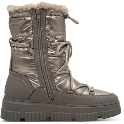 s.Oliver WL Lace Boot Bottes de neige pour femme, platine, taille 37 EU, Platine, 37 EU - Publicité s.Oliver WL Lace Boot Bottes de neige pour femme, platine, taille 37 EU, Platine, 37 EU - Publicité