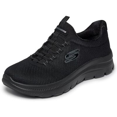 Skechers Femme Summits Plus Summer Haze Espadrilles, Black, 37.5 EU - Publicité Skechers Femme Summits Plus Summer Haze Espadrilles, Black, 37.5 EU - Publicité