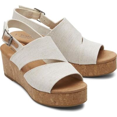 TOMS Claudine Sandale cale Femme, Teinture Naturelle pour Fil, 35.5 EU - Publicité TOMS Claudine Sandale cale Femme, Teinture Naturelle pour Fil, 35.5 EU - Publicité