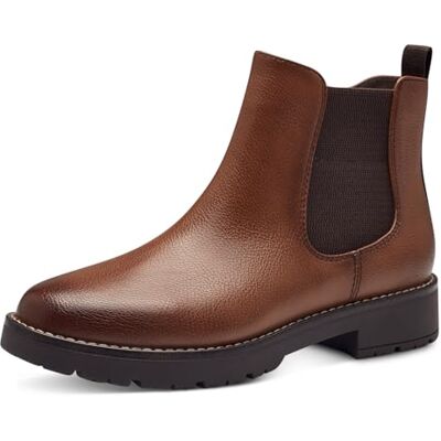 Jana Femme Chelsea Chaussures Pour, Cognac, 40 EU Large - Publicité Jana Femme Chelsea Chaussures Pour, Cognac, 40 EU Large - Publicité