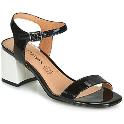 CHATTAWAK Femme Talon Confort Original LYS Noir, 40 - Publicité CHATTAWAK Femme Talon Confort Original LYS Noir, 40 - Publicité