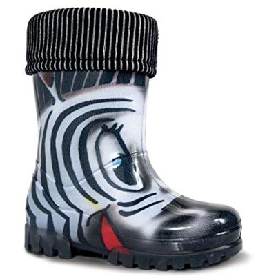 demar. Kinder Gummistiefel gefüttert TWISTER LUX (28/29, Pony) (zebra, numeric_20) - Publicité demar. Kinder Gummistiefel gefüttert TWISTER LUX (28/29, Pony) (zebra, numeric_20) - Publicité