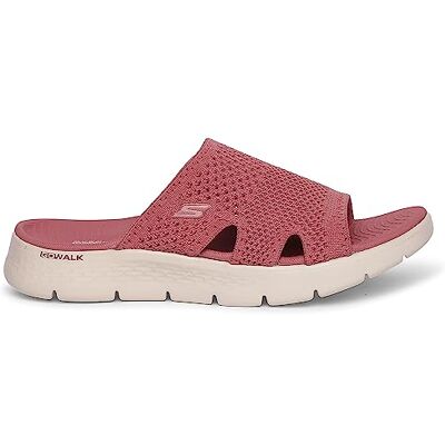 Skechers GO WALK FLEX SANDAL ELATION, GO WALK FLEX SANDALE ELATION, Mauve Textile, - Publicité Skechers GO WALK FLEX SANDAL ELATION, GO WALK FLEX SANDALE ELATION, Mauve Textile, - Publicité