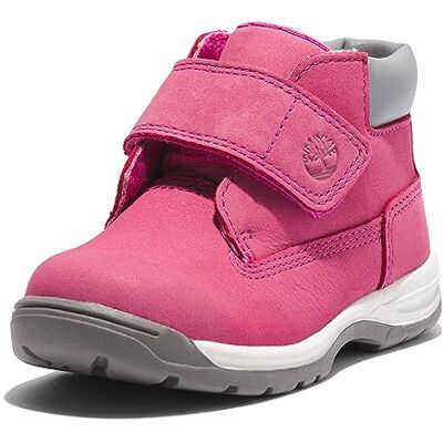 Timberland Timber Tykes H&L Boot, Bottine, Medium Pink Nubuck, - Publicité Timberland Timber Tykes H&L Boot, Bottine, Medium Pink Nubuck, - Publicité