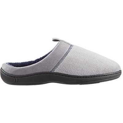 Isotoner Pantoufles à enfiler Microterry Jared pour homme, Frêne microéponge, 43/44 EU - Publicité Isotoner Pantoufles à enfiler Microterry Jared pour homme, Frêne microéponge, 43/44 EU - Publicité