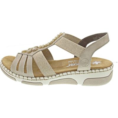 Rieker Sandale Beige - Publicité Rieker Sandale Beige - Publicité