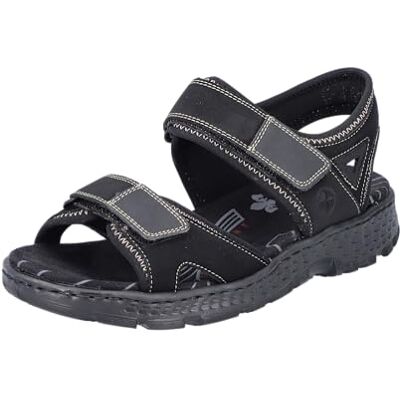 Rieker Femme 67891 Sandale, Noir, 37 EU - Publicité Rieker Femme 67891 Sandale, Noir, 37 EU - Publicité