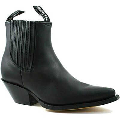 Grinders Bottines Mustang à Talons Noir Pour Hommes Avec Moulant et Bottines Western Chelsea 41 - Publicité Grinders Bottines Mustang à Talons Noir Pour Hommes Avec Moulant et Bottines Western Chelsea 41 - Publicité
