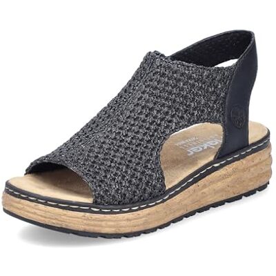 Rieker Mules pour femme 62783, Noir 00., 37 EU Large - Publicité Rieker Mules pour femme 62783, Noir 00., 37 EU Large - Publicité