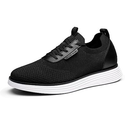 Bruno Marc Baskets habillées en maille MaxFlex III respirante pour homme Légères à lacets Style décontracté Confortables, noir/blanc, 42 EU - Publicité Bruno Marc Baskets habillées en maille MaxFlex III respirante pour homme Légères à lacets Style décontracté Confortables, noir/blanc, 42 EU - Publicité