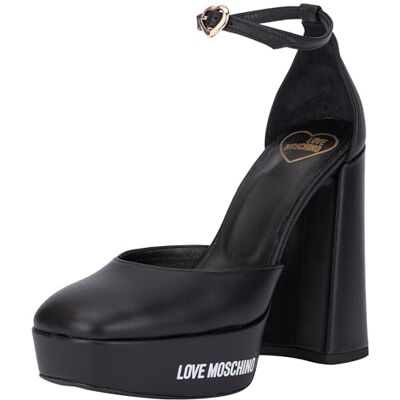 Love Moschino Sandales à Talon Femme Noir 38 EU - Publicité Love Moschino Sandales à Talon Femme Noir 38 EU - Publicité