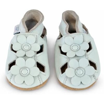 Dotty Fish Sandales Bébé & Enfant en Cuir – Semelle Souple Antidérapante, Chaussures Premiers Pas, Respirantes Fleur bleue 12-18 mois - Publicité Dotty Fish Sandales Bébé & Enfant en Cuir – Semelle Souple Antidérapante, Chaussures Premiers Pas, Respirantes Fleur bleue 12-18 mois - Publicité
