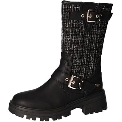 MUSTANG Bottes pour femme, Noir, 36 EU - Publicité MUSTANG Bottes pour femme, Noir, 36 EU - Publicité