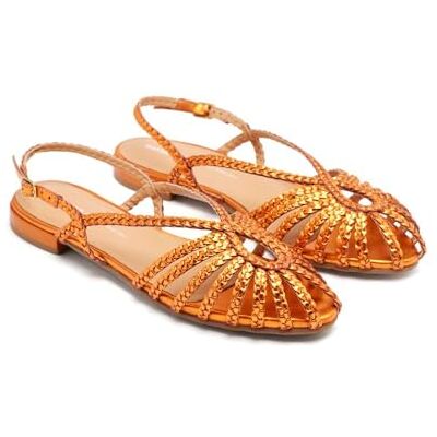 GIOSEPPO Mules en Cuir tressé Hingham, Orange, 41 EU - Publicité GIOSEPPO Mules en Cuir tressé Hingham, Orange, 41 EU - Publicité