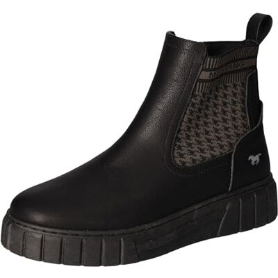 Mustang Femme 1446-604 Bottines Chelsea, Noir, 40 EU - Publicité Mustang Femme 1446-604 Bottines Chelsea, Noir, 40 EU - Publicité