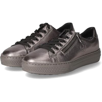 Rieker Chaussures à Lacets L59L1 pour Femme Multicolore argenté 38 EU, Argenté Multicolore, 38 EU - Publicité Rieker Chaussures à Lacets L59L1 pour Femme Multicolore argenté 38 EU, Argenté Multicolore, 38 EU - Publicité