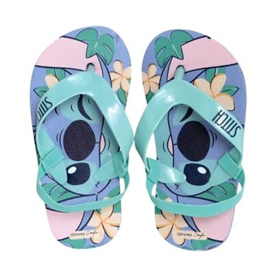 Disney Stitch Tongs Garçons et Filles, Sandales D'été élastiques, Tailles EU 22 à 29 (Bleu, Système Taille Chaussures EU, Enfant de 2 à 5 ans, Femme, Numérique (intervalle), Moyen, 28, 29) - Publicité Disney Stitch Tongs Garçons et Filles, Sandales D'été élastiques, Tailles EU 22 à 29 (Bleu, Système Taille Chaussures EU, Enfant de 2 à 5 ans, Femme, Numérique (intervalle), Moyen, 28, 29) - Publicité