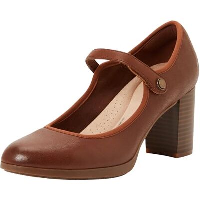 Clarks Bayla Lily Womens Tan Leather, 3.5 - Publicité Clarks Bayla Lily Womens Tan Leather, 3.5 - Publicité