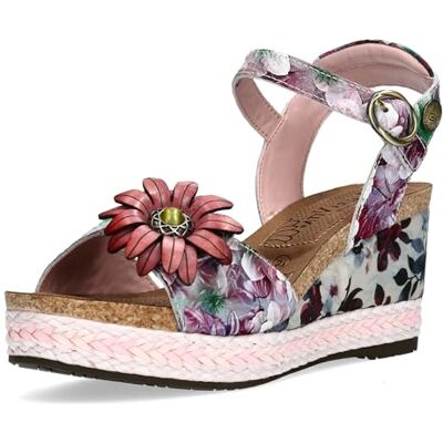 LAURA VITA Sandales Mode Femme , Pointure:40 EU, La Couleur:Violet - Publicité LAURA VITA Sandales Mode Femme , Pointure:40 EU, La Couleur:Violet - Publicité
