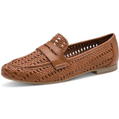MARCO TOZZI Mocassin Femme Semelle Feel Me Souple Doublure Douce Sobre, Marron (Cognac), 41 EU - Publicité MARCO TOZZI Mocassin Femme Semelle Feel Me Souple Doublure Douce Sobre, Marron (Cognac), 41 EU - Publicité