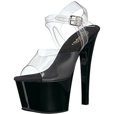 Pleaser SKY-308 CLR/Blk UK 6 (EU 39) - Publicité Pleaser SKY-308 CLR/Blk UK 6 (EU 39) - Publicité