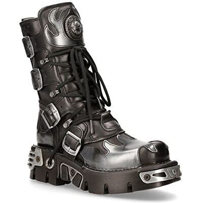 NEW ROCK 591-S2 Bottes Rouge Flamme Métallisé Cuir Noir Goth Punk Motard Mode 9 - Publicité NEW ROCK 591-S2 Bottes Rouge Flamme Métallisé Cuir Noir Goth Punk Motard Mode 9 - Publicité