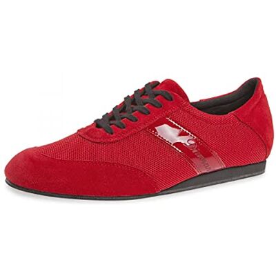 Diamant Hommes Danse Sneakers -Suède/Mesh Rouge 1,5 cm Talon compensé VarioSpin Semelle UK 10,5 - Publicité Diamant Hommes Danse Sneakers -Suède/Mesh Rouge 1,5 cm Talon compensé VarioSpin Semelle UK 10,5 - Publicité