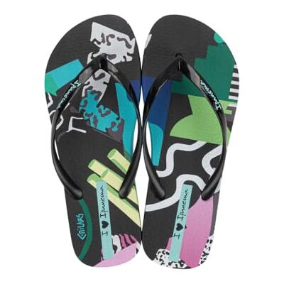 IPANEMA GRAFFITI IV FEM, Bleu vert, 41/42 EU - Publicité IPANEMA GRAFFITI IV FEM, Bleu vert, 41/42 EU - Publicité