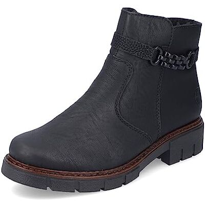 Rieker Femme Bottines Z3566, Dame Bottines,Bottes,Demi-Bottes,Bottillon,Plat,Noir (Schwarz / 00),37 EU / 4 UK - Publicité Rieker Femme Bottines Z3566, Dame Bottines,Bottes,Demi-Bottes,Bottillon,Plat,Noir (Schwarz / 00),37 EU / 4 UK - Publicité