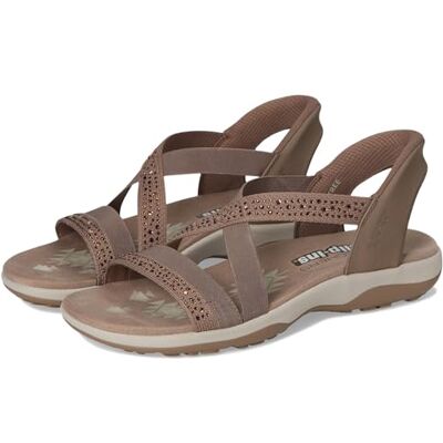 Skechers Sandales Reggae Slim-Summer Sparkle pour femme, moka, 40 EU - Publicité Skechers Sandales Reggae Slim-Summer Sparkle pour femme, moka, 40 EU - Publicité