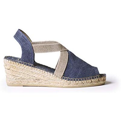 TONI PONS Espadrille Femme en Tissu Breda-V Marine, 37 EU - Publicité TONI PONS Espadrille Femme en Tissu Breda-V Marine, 37 EU - Publicité
