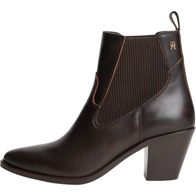 Tommy Hilfiger Leather Western Chelsea Boot Fw0fw09582 Bottes bassesFemme - Publicité Tommy Hilfiger Leather Western Chelsea Boot Fw0fw09582 Bottes bassesFemme - Publicité