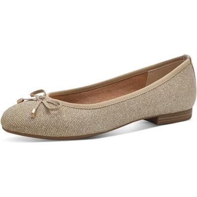 MARCO TOZZI Femme Damen Ballerinas Ballerines, Platine, 38 EU - Publicité MARCO TOZZI Femme Damen Ballerinas Ballerines, Platine, 38 EU - Publicité