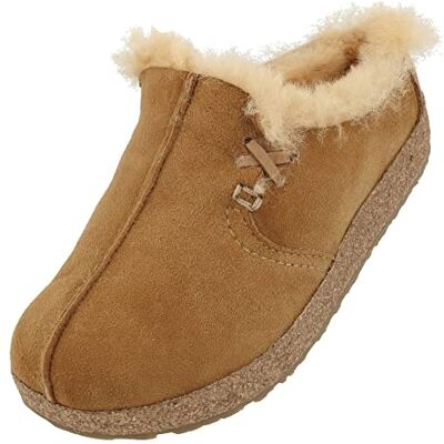 HAFLINGER Pantoufles pour Femmes 711021, Pointure:39 EU, La Couleur:Beige - Publicité HAFLINGER Pantoufles pour Femmes 711021, Pointure:39 EU, La Couleur:Beige - Publicité