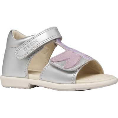 Geox Bébé Fille B Verred B Sandale, Argenté/Violet, 23 EU - Publicité Geox Bébé Fille B Verred B Sandale, Argenté/Violet, 23 EU - Publicité
