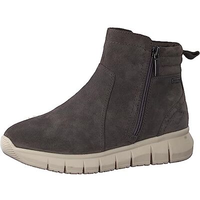 Tamaris Comfort bottines femme sans talon avec fermeture éclair plates confort fit, Antrac. Suede, 38 EU - Publicité Tamaris Comfort bottines femme sans talon avec fermeture éclair plates confort fit, Antrac. Suede, 38 EU - Publicité